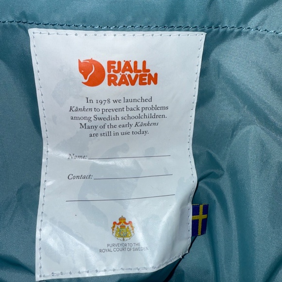 NWOT Fjallraven Kanken Mini Backpack Blue - Picture 4 of 4